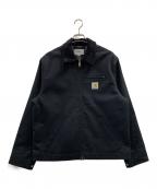 CarHarttカーハート）の古着「CarHartt　デトロイトジャケット」｜ブラック
