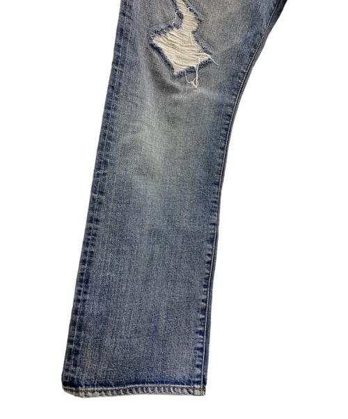 UNION（ユニオン）UNION (ユニオン) UNION ダメージ加工デニムパンツ インディゴ サイズ:2の古着・服飾アイテム