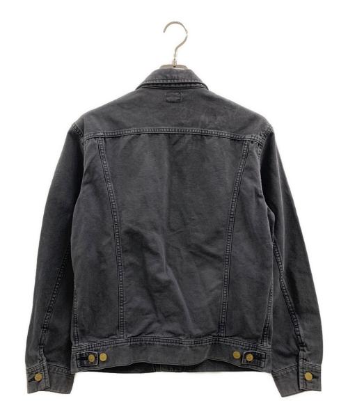 LEE（リー）LEE (リー) stussy (ステューシー) LEE×stussy　デニムジャケット ブラック サイズ:Sの古着・服飾アイテム
