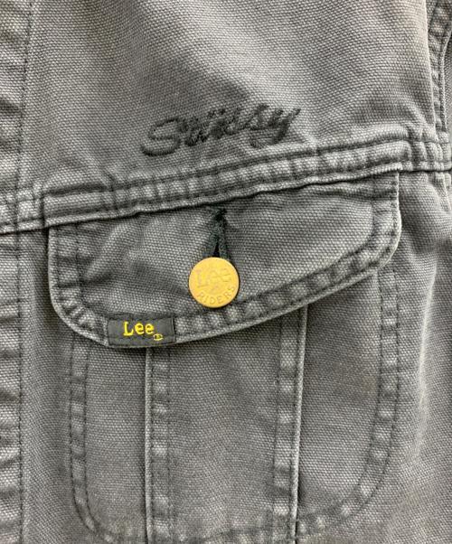 LEE（リー）LEE (リー) stussy (ステューシー) LEE×stussy　デニムジャケット ブラック サイズ:Sの古着・服飾アイテム