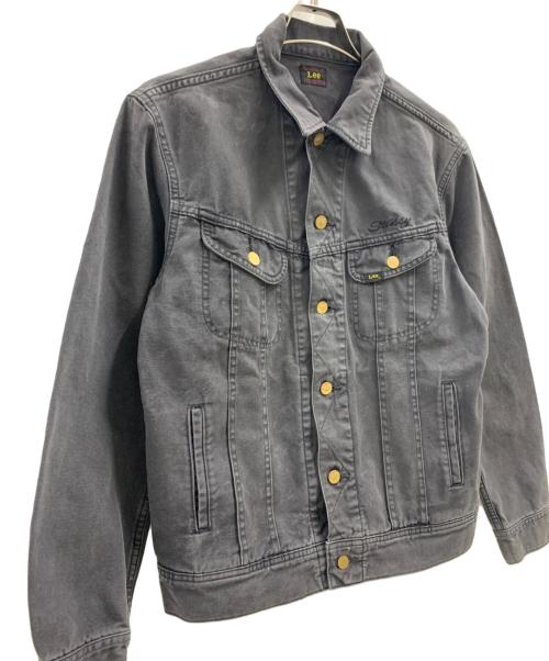 LEE（リー）LEE (リー) stussy (ステューシー) LEE×stussy　デニムジャケット ブラック サイズ:Sの古着・服飾アイテム