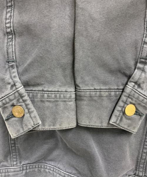 LEE（リー）LEE (リー) stussy (ステューシー) LEE×stussy　デニムジャケット ブラック サイズ:Sの古着・服飾アイテム