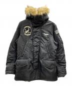 AVIREXアヴィレックス）の古着「N-3Bフライトジャケット」｜ブラック