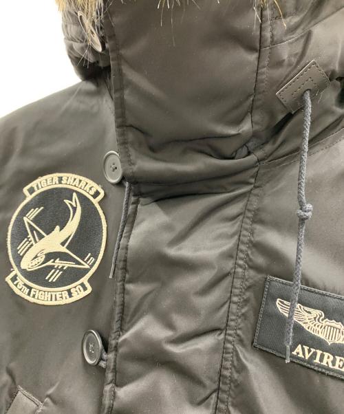 AVIREX（アヴィレックス）AVIREX (アヴィレックス) N-3Bフライトジャケット ブラック サイズ:Mの古着・服飾アイテム