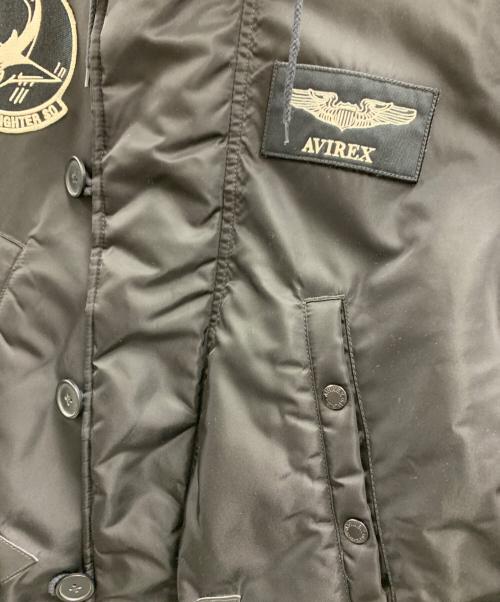 AVIREX（アヴィレックス）AVIREX (アヴィレックス) N-3Bフライトジャケット ブラック サイズ:Mの古着・服飾アイテム