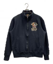 VANSON（バンソン）の古着「VANSON　ジップジャケット」｜ブラック