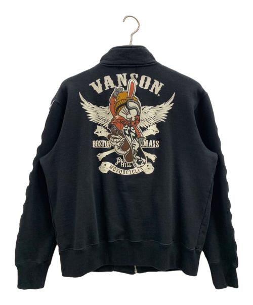 VANSON（バンソン）VANSON (バンソン) VANSON　ジップジャケット ブラック サイズ:Lの古着・服飾アイテム