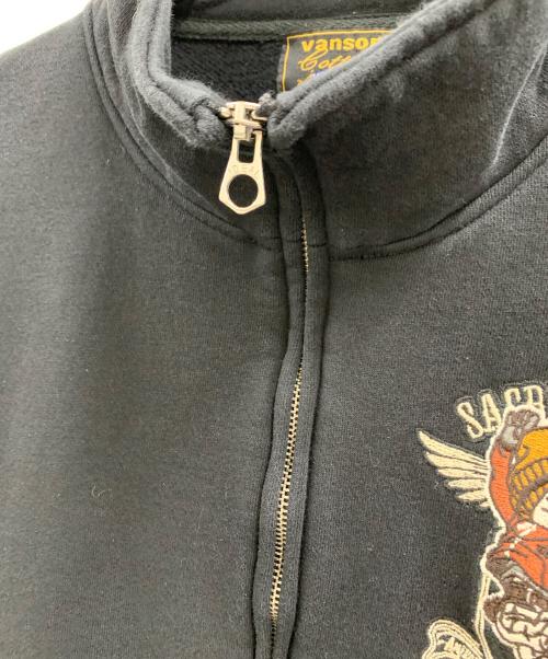 VANSON（バンソン）VANSON (バンソン) VANSON　ジップジャケット ブラック サイズ:Lの古着・服飾アイテム