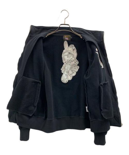 VANSON（バンソン）VANSON (バンソン) VANSON　ジップジャケット ブラック サイズ:Lの古着・服飾アイテム