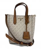 MICHAEL KORSマイケル・コース）の古着「2WAYショルダーバッグ」｜アイボリー×ブラウン