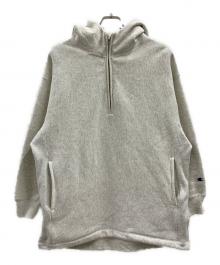Champion REVERSE WEAVE（チャンピオン リバース ウィーブ）の古着「ハーフジップドロストプルオーバー」｜グレー