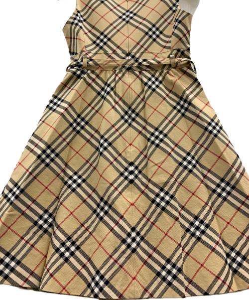 BURBERRY BLUE LABEL（バーバリー ブルー レーベル）BURBERRY BLUE LABEL (バーバリー ブルー レーベル) BURBERRY BLUE LABEL　ノースリーブワンピース ブラウン サイズ:38の古着・服飾アイテム