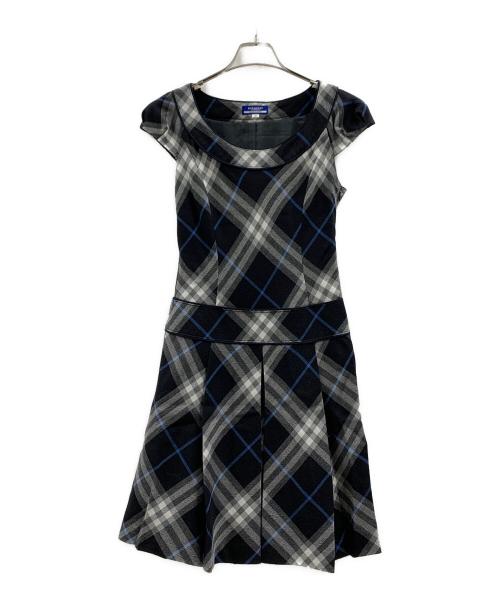 BURBERRY BLUE LABEL（バーバリー ブルー レーベル）BURBERRY BLUE LABEL (バーバリー ブルー レーベル) BURBERRY BLUE LABEL　ノースリーブワンピース ブラック サイズ:38の古着・服飾アイテム