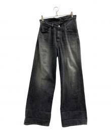 ATTACHMENT（アタッチメント）の古着「11オンスデニム フラップジーンズ」｜ブラック