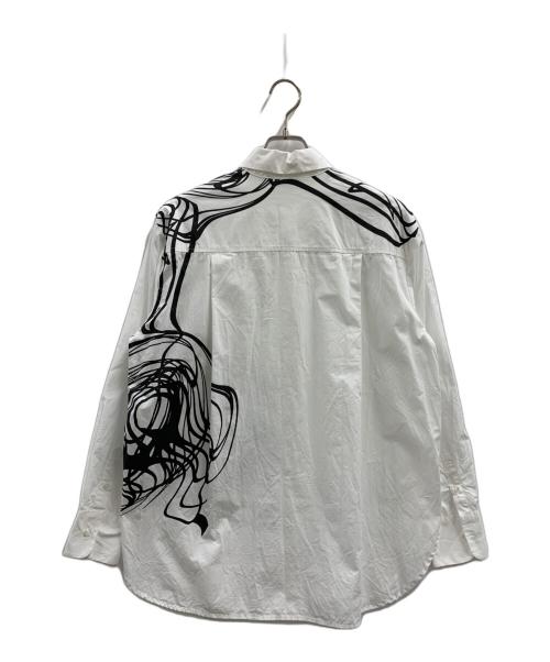 Desigual（デシグアル）Desigual (デシグアル) Desigual　長袖シャツ ホワイト×ブラック サイズ:SMの古着・服飾アイテム