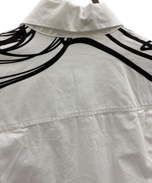 Desigual（デシグアル）Desigual (デシグアル) Desigual　長袖シャツ ホワイト×ブラック サイズ:SMの古着・服飾アイテム