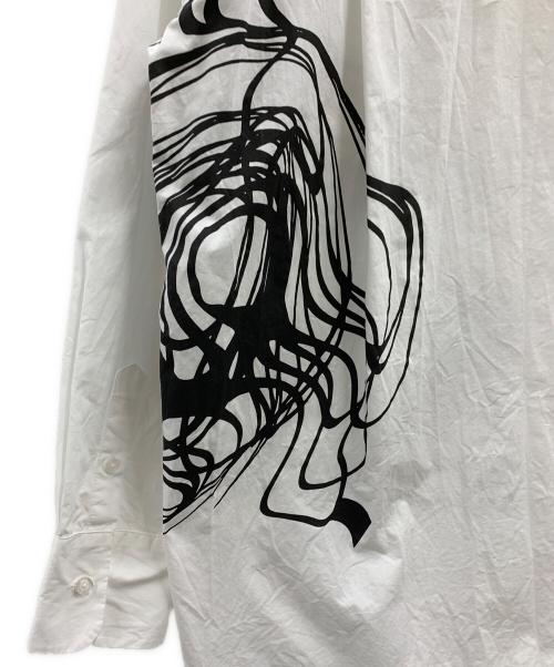 Desigual（デシグアル）Desigual (デシグアル) Desigual　長袖シャツ ホワイト×ブラック サイズ:SMの古着・服飾アイテム