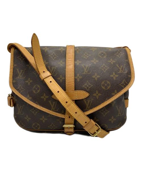 LOUIS VUITTON（ルイ ヴィトン）LOUIS VUITTON (ルイ ヴィトン) LOUIS VUITTON　モノグラム　ソミュールMM　　ショルダーバッグ ブラウンの古着・服飾アイテム