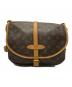 LOUIS VUITTON (ルイ ヴィトン) LOUIS VUITTON　モノグラム　ソミュールMM　　ショルダーバッグ ブラウン：30000円