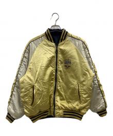 BOSS（ボス）の古着「リバーシブルジャンパー」｜ゴールド×ネイビー