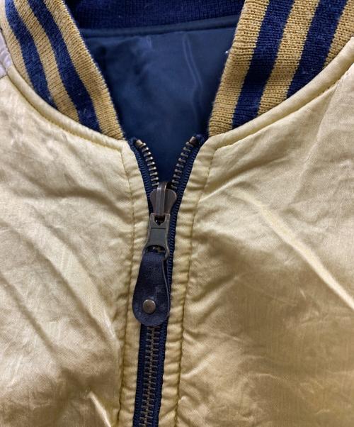 BOSS（ボス）BOSS (ボス) リバーシブルジャンパー ゴールド×ネイビー サイズ:不明の古着・服飾アイテム