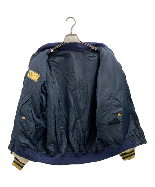 BOSS（ボス）BOSS (ボス) リバーシブルジャンパー ゴールド×ネイビー サイズ:不明の古着・服飾アイテム