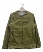 MILLETミレー）の古着「コールド フロント バリヤー フロントジップ ジャケット」｜カーキ