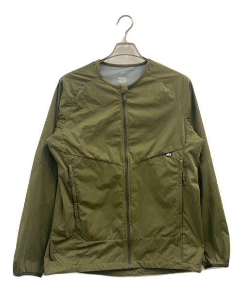 MILLET（ミレー）MILLET (ミレー) コールド フロント バリヤー フロントジップ ジャケット カーキ サイズ:Mの古着・服飾アイテム
