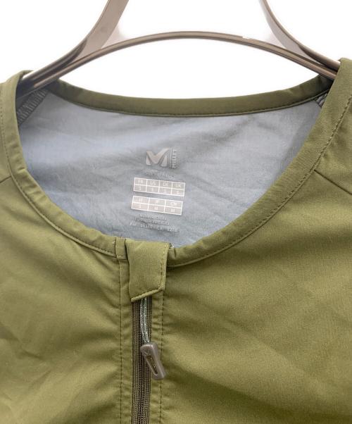 MILLET（ミレー）MILLET (ミレー) コールド フロント バリヤー フロントジップ ジャケット カーキ サイズ:Mの古着・服飾アイテム