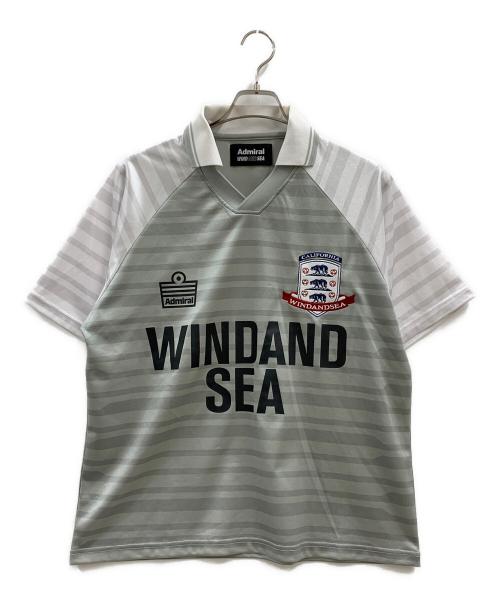WIND AND SEA（ウィンダンシー）WIND AND SEA (ウィンダンシー) Admiral (アドミラル) WIND AND SEA  Admiral ポロシャツ グレー サイズ:Mの古着・服飾アイテム
