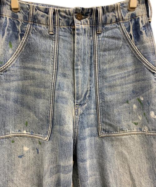 Liberaiders（リベレイダース）Liberaiders (リベレイダース) Liberaiders　ベイカーデニムサルエルパンツ　　デニムパンツ インディゴ サイズ:不明の古着・服飾アイテム