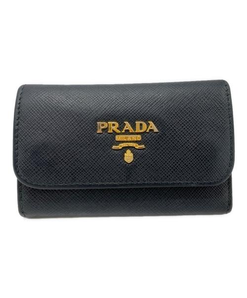PRADA（プラダ）PRADA (プラダ) 6連キーケース ブラックの古着・服飾アイテム