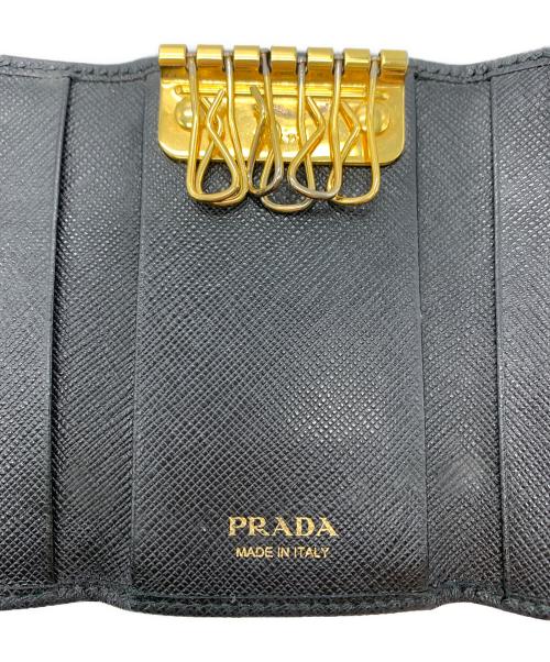 PRADA（プラダ）PRADA (プラダ) 6連キーケース ブラックの古着・服飾アイテム