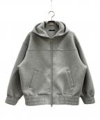 JEANASISジーナシス）の古着「ジップパーカー」｜グレー
