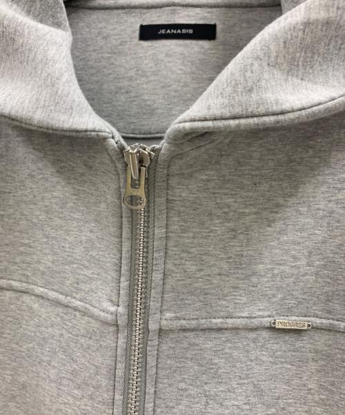 JEANASIS（ジーナシス）JEANASIS (ジーナシス) ジップパーカー グレー サイズ:FREEの古着・服飾アイテム