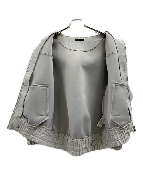 JEANASIS（ジーナシス）JEANASIS (ジーナシス) ジップパーカー グレー サイズ:FREEの古着・服飾アイテム