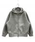JEANASIS（ジーナシス）の古着「ジップパーカー」｜グレー