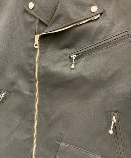 Dickies（ディッキーズ）Dickies (ディッキーズ) ダブルライダースジャケット ブラック サイズ:Lの古着・服飾アイテム