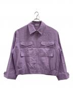 SOFTHYPHENソフトハイフン）の古着「ジップジャケット」｜パープル