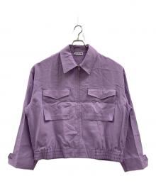 SOFTHYPHEN（ソフトハイフン）の古着「ジップジャケット」｜パープル