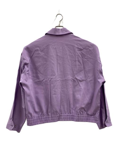 SOFTHYPHEN（ソフトハイフン）SOFTHYPHEN (ソフトハイフン) ジップジャケット パープル サイズ:Lの古着・服飾アイテム