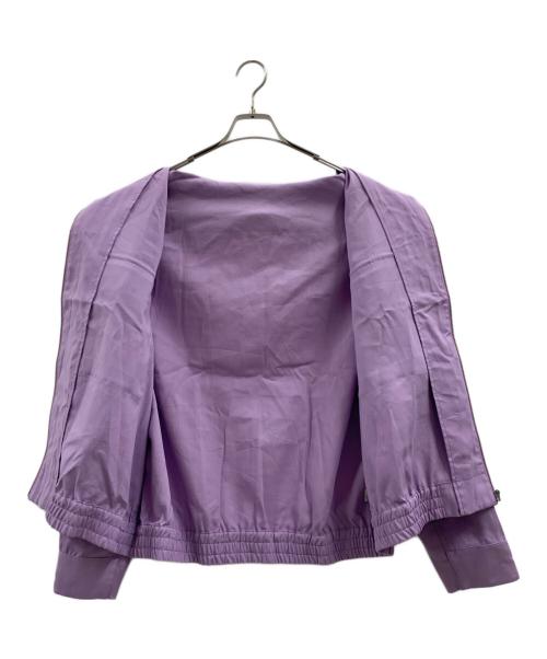 SOFTHYPHEN（ソフトハイフン）SOFTHYPHEN (ソフトハイフン) ジップジャケット パープル サイズ:Lの古着・服飾アイテム