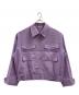 SOFTHYPHEN（ソフトハイフン）の古着「ジップジャケット」｜パープル