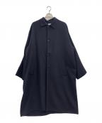 ORCIVALオーシバル）の古着「ステンカラーコート」｜ブラック