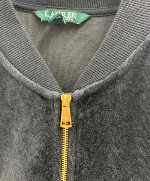 LAUREN RALPH LAUREN（ローレンラルフローレン）LAUREN RALPH LAUREN (ローレンラルフローレン) ベアロジャケット ブラック サイズ:XXLの古着・服飾アイテム