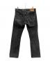 LEVI'S (リーバイス) LEVI'S　	USA製 ボタンフライ　　501デニムパンツ ブラック サイズ:W33（83.5㎝）：6000円