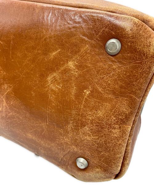 PORTER（ポーター）PORTER (ポーター) PORTER　ROOT　トートバッグ カーキ×ブラウンの古着・服飾アイテム