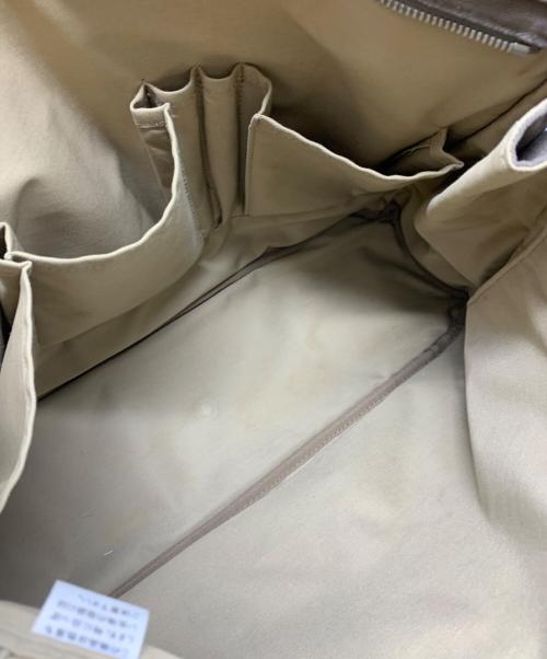 PORTER（ポーター）PORTER (ポーター) PORTER　ROOT　トートバッグ カーキ×ブラウンの古着・服飾アイテム