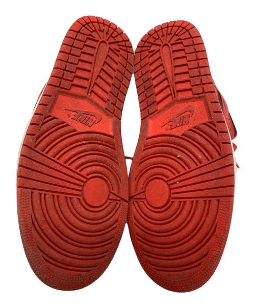 NIKE（ナイキ）NIKE (ナイキ) NIKE　Air Jordan 1 Mid　スニーカー ブラック×レッド サイズ:27cmの古着・服飾アイテム