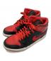 NIKE（ナイキ）の古着「NIKE　Air Jordan 1 Mid　スニーカー」｜ブラック×レッド